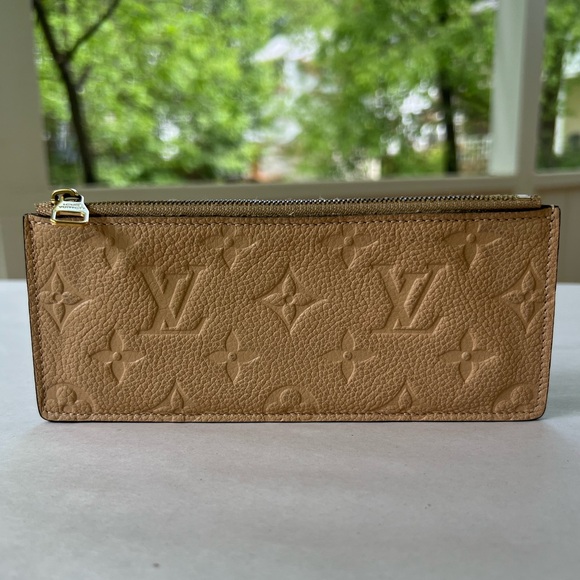 Louis Vuitton Monogram Empreinte Zip Wallet Insert - Picture 1 of 10